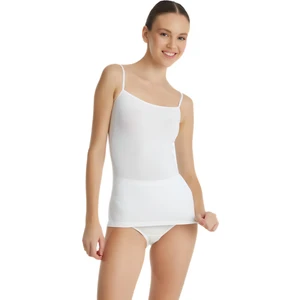 Kadın Essential İnce Askılı Beyaz Atlet 1952