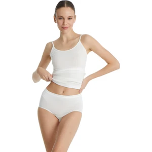 Essential Yüksek Bel Krem Slip 1307