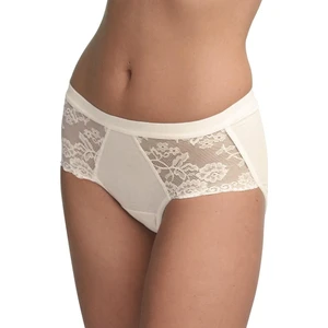 Kadın Krem Büyük Beden Dantelli Slip Külot 1311