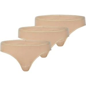 Kadın Ten Slip Külot 3'lü Paket Essential 1575