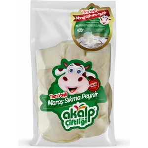 Akalp Çiftliği Tam Yağlı Maraş Sıkma Peyniri 0,5 kg