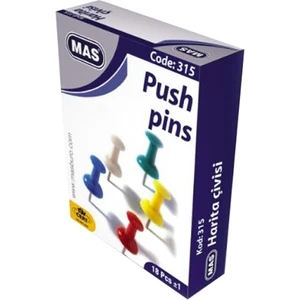 Mas Renkli Harita Çivisi 315