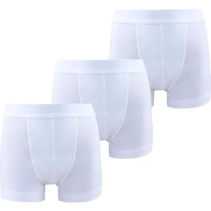 Erkek Çocuk Beyaz Boxer 3'lü Paket 9395