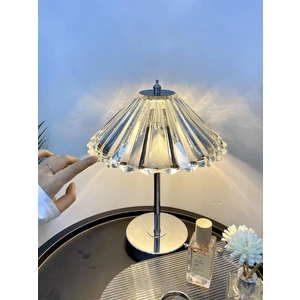 Lw-14 Abajur Kristal Elmas Masa Lambası Dokunmatik Romantik Akrilik LED Gece Lambası