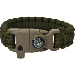 Astüm Askeri Malzeme Paracord Survival Bileklik, Pusulalı Ateş Başlatıcılı Düdüklü Bileklik