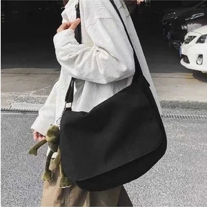 Mood Agenda Unisex Kpop Sokak Tarzı Postacı Çantası Okul Çantası
