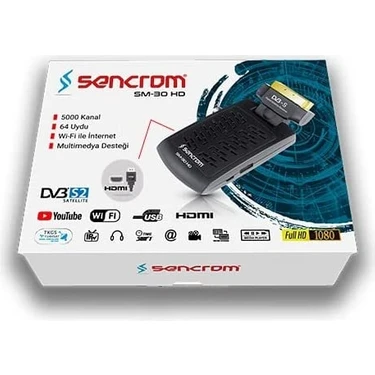 Sencrom Sm-30 Hd Scartlı ve HDMI Girişli Uydu