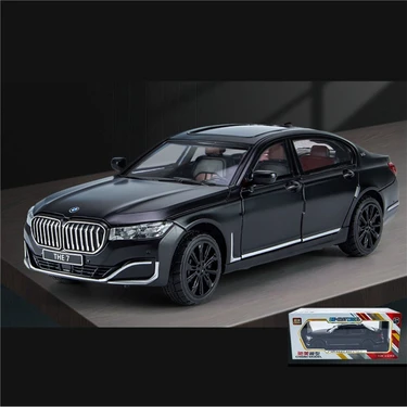 Asdfgh 1:24 Bmw 760LI Simülasyon Alaşım Araba Modeli Süsleme (Yurt