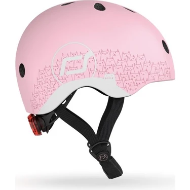 Scoot And Ride Helmet Reflective Bebek Kaskı XXS-S Pembe