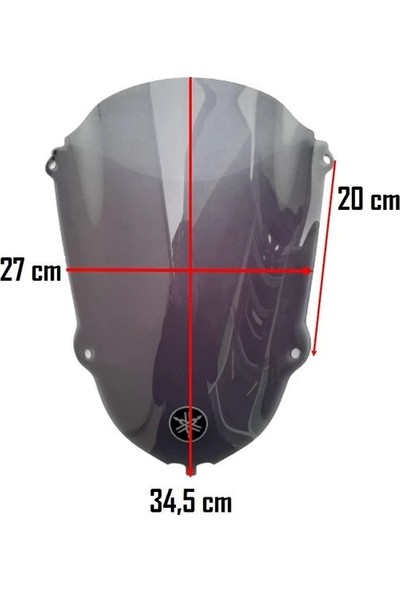 Aras Moto Yamaha Yzf R25 Siperlik Camı Yeni Model (2018-19-2020)ARASMOTO