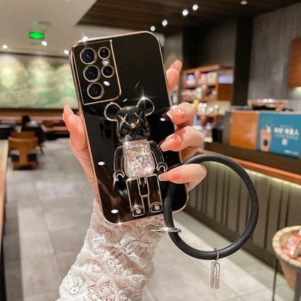 Xiaomi Redmi 9c Uyumlu Kılıf Baby Halkalı Gizli Standlı Silikon Tutuculu Katlanabilir Lazer Tpu fiyatları