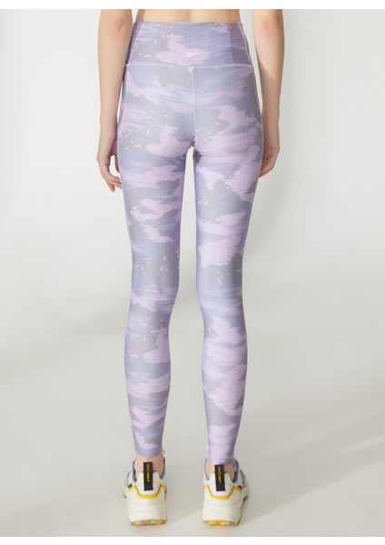 Açık Mor Kadın Tayt HT6048 Wor Camo Tight