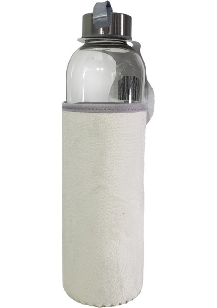 Peluş Kılıflı Cam Matara 750 ML
