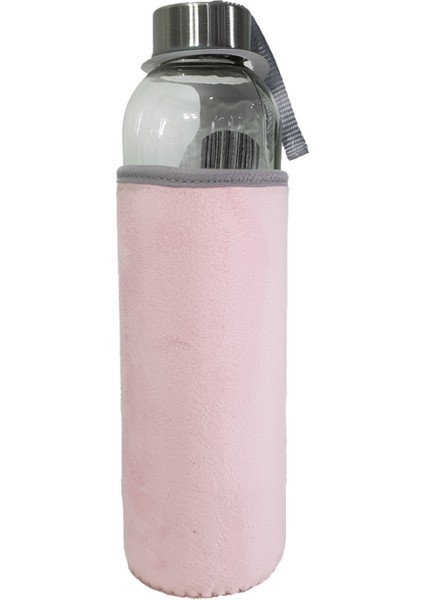 Peluş Kılıflı Cam Matara 750 ML