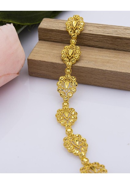 22 Ayar Altın Bileklik Kalemli Altın Bileklik B155453