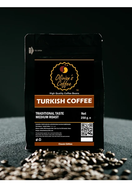 Olivian's Coffee Oliviani Çekilmiş Taze Türk Kahvesi 100 gr