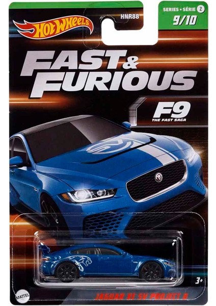 Hotwheels Hot Wheels Fast &amp; Furious Temalı Arabalar HNR88 - Jaguar Xe 5V Ptoject 8