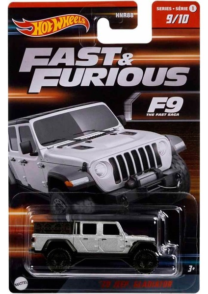 Hotwheels Hot Wheels Fast &amp; Furious Temalı Arabalar HNR88 - '20 Jeep Gladiator