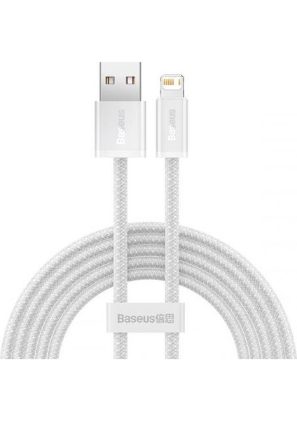 1 Metre 2.4A Ultra Hızlı iPhone Lightning Şarj ve Data Kablosu, Kopmaz Halat Kablo, 3x Hızlı
