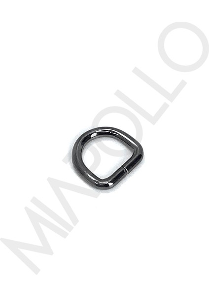 1,3 x 1,3 x 4MM Yüksek Askı D Halka Black