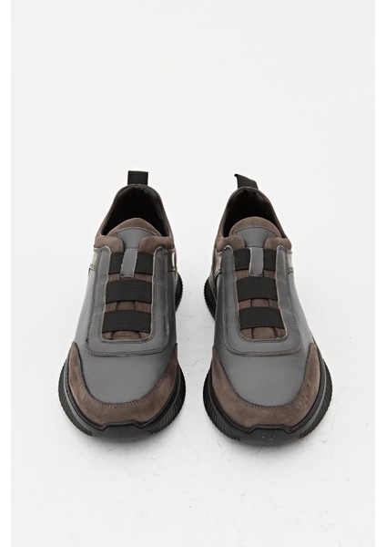 Erkek Sneaker Hakiki Deri Ayakkabı 075Y22E40622