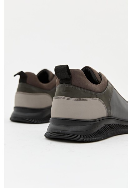 Erkek Sneaker Hakiki Deri Ayakkabı 075Y22E40622