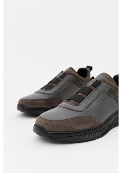 Erkek Sneaker Hakiki Deri Ayakkabı 075Y22E40622
