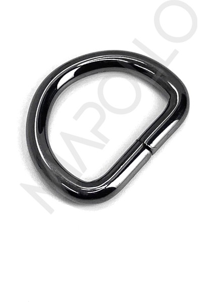 2,5 x 2 x 5MM Yüksek Askı D Halka Black
