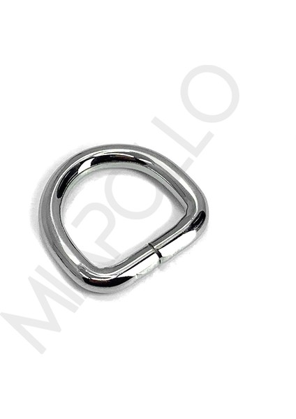 2 x 2 x 5MM Yüksek Askı D Halka Black