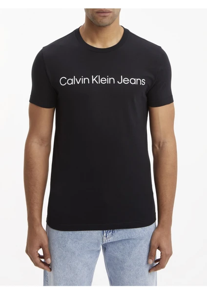 Calvin Klein Erkek Core Institutional Logo T-Shirt