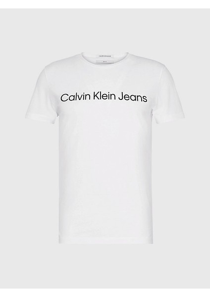 Core Institutional Logo Slim Erkek T-Shirt indirimleri