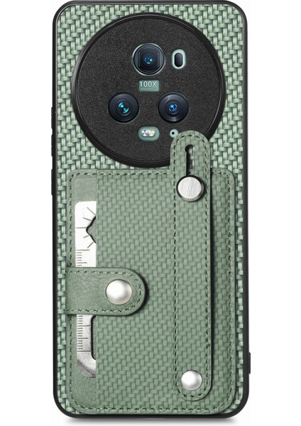 Zsunsky Shop- Honor Magic5 Pro Için Bileklik Cüzdan Arka Kapak Telefon Kılıfı (Yurt Dışından)