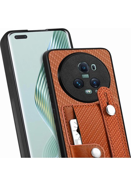 Zsunsky Shop- Honor Magic5 Pro Için Bileklik Cüzdan Arka Kapak Telefon Kılıfı (Yurt Dışından) fiyatları