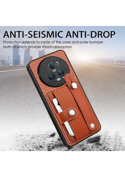 Zsunsky Shop- Honor Magic5 Pro Için Bileklik Cüzdan Arka Kapak Telefon Kılıfı (Yurt Dışından) modelleri
