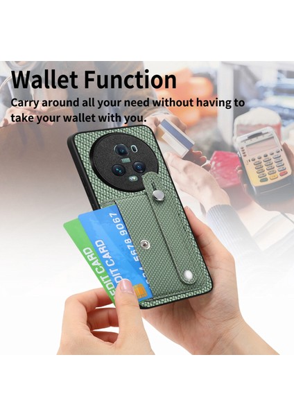 Zsunsky Shop- Honor Magic5 Pro Için Bileklik Cüzdan Arka Kapak Telefon Kılıfı (Yurt Dışından) fırsatları