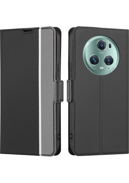 Zsunsky Shop- Honor Magic5 Pro Için Pu Telefon Kılıfı (Yurt Dışından)