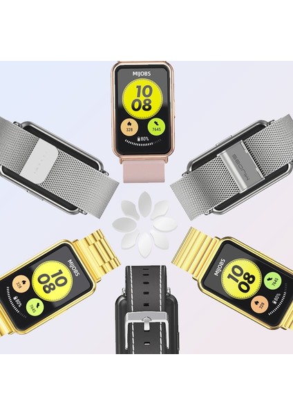 Zsunsky Shop Huawei Watch Fit Için Mibus Milanese Toka Paslanmaz Çelik Watch Band (Yurt Dışından) modelleri