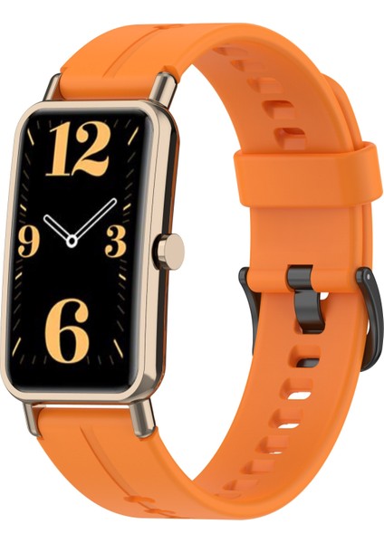 Huawei Watch Fit Mini Düz Renk Silikon Yumuşak Watch Band Için (Yurt Dışından) fiyatları