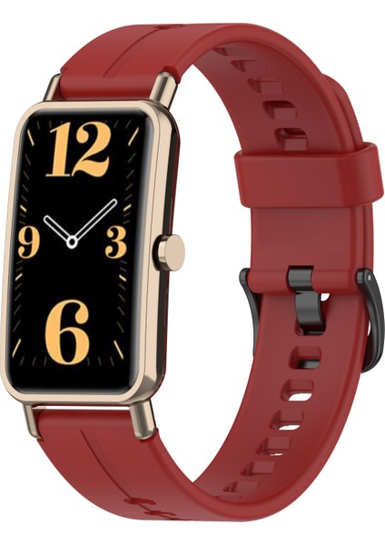 Huawei Watch Fit Mini Düz Renk Silikon Yumuşak Watch Band Için (Yurt Dışından) fiyatları