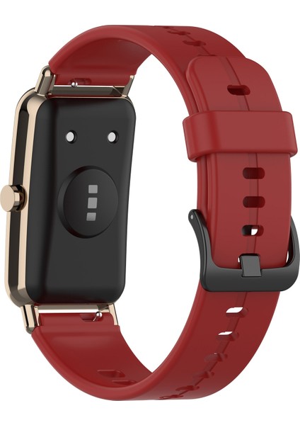 Huawei Watch Fit Mini Düz Renk Silikon Yumuşak Watch Band Için (Yurt Dışından) modelleri