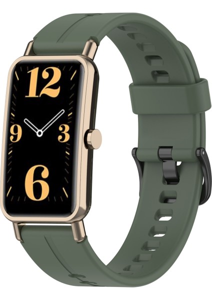 Huawei Watch Fit Mini Düz Renk Silikon Yumuşak Watch Band Için (Yurt Dışından) fiyatları