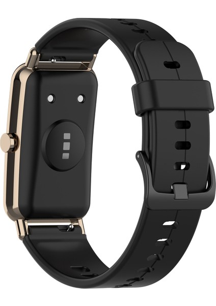 Huawei Watch Fit Mini Düz Renk Silikon Yumuşak Watch Band Için (Yurt Dışından) modelleri