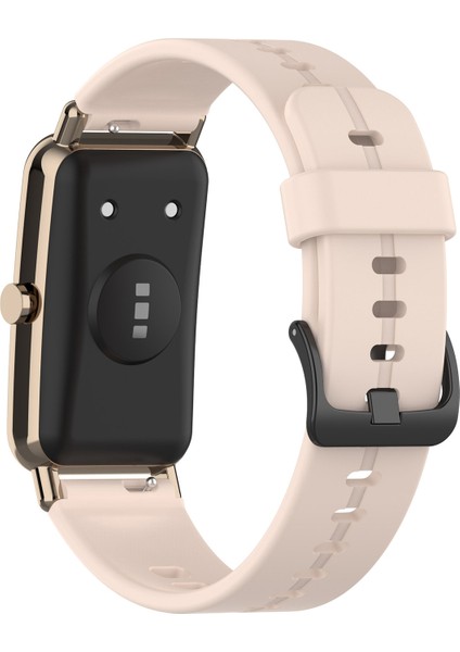 Huawei Watch Fit Mini Düz Renk Silikon Yumuşak Watch Band Için (Yurt Dışından) modelleri