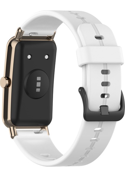 Huawei Watch Fit Mini Düz Renk Silikon Yumuşak Watch Band Için (Yurt Dışından) modelleri