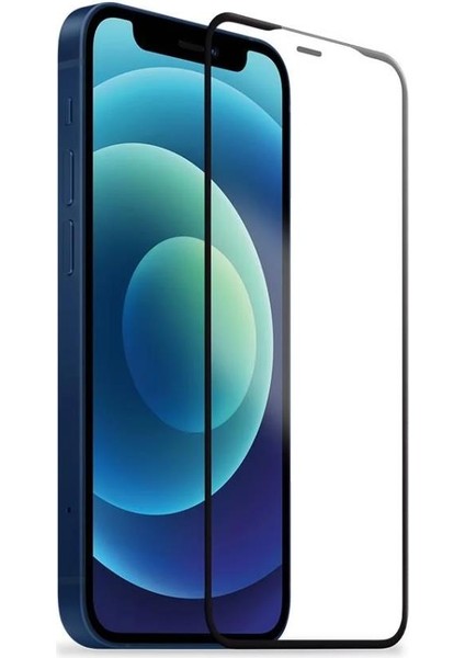 iPhone 12 Mini Uyumlu Anti-Statik Kenarları Kırılmaya Dayanıklı Cam Ekran Koruyucu