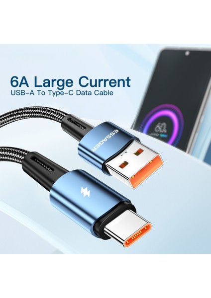 1m Usb'den Type C'ye Veri Iletim Kablosu 120W Hızlı Şarj Kablosu (Yurt Dışından) fiyatları