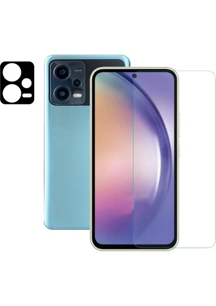 Xiaomi Poco X5 Kamera Lens Koruyucu + Ekran Koruyucu 3 Adet
