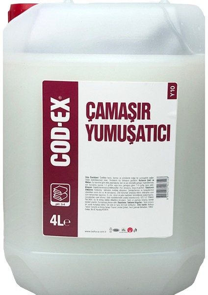 Çamaşır Yumuşatıcı 4 L x 4 Adet