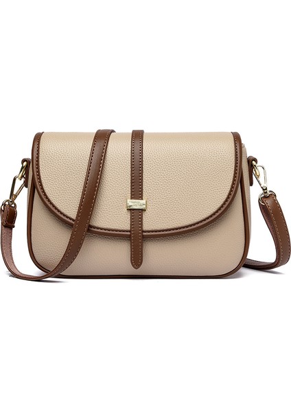 Klasik Tek Ok Inek Derisi Desen Küçük Yuvarlak Çanta Bayanlar Küçük Kare Çanta (Yurt Dışından)