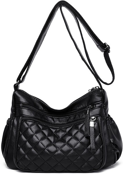 Nakış Eşkenar Dörtgen Tek Omuzlu Çapraz Askılı Çanta (Yurt Dışından)